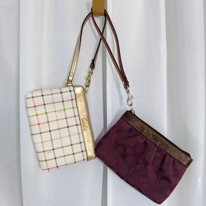 COACH wallet wristlet bundle!